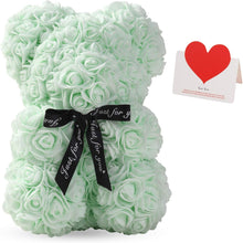 Load image into Gallery viewer, Rosette Bear™ - Rose Teddy Bear
