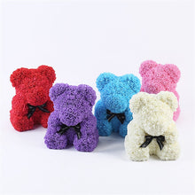 Load image into Gallery viewer, Rosette Bear™ - Rose Teddy Bear
