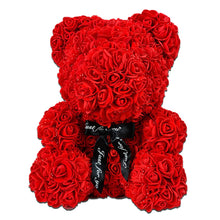 Load image into Gallery viewer, Rosette Bear™ - Rose Teddy Bear
