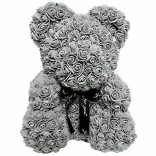 Load image into Gallery viewer, Rosette Bear™ - Rose Teddy Bear
